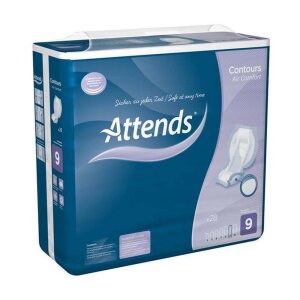 Attends Contours Air Comfort 9 pads