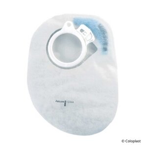 Assura Comfort colostomy bag midi 2-tlg 40 mm transparent