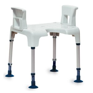 shower stool Pico with armrest without backrest