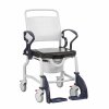 shower/ commode chair Berlin grey / blue