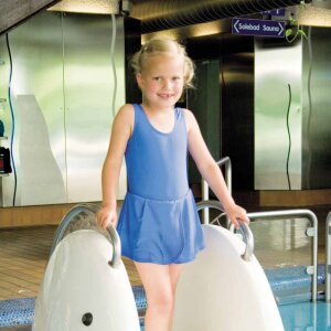 Inko-Badeanzug für Kinder hellblau