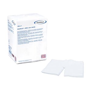 Maimed slit compresses non aseptic 5x5 cm 8 times , 100...