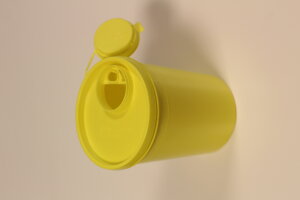 Servobox large cannula container 2 l yellow