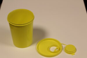 Servobox large cannula container 2 l yellow