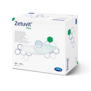 Hartmann Zetuvit Plus absorbent compresses aseptic 10x10...