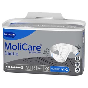MoliCare Premium Elastic 10 Tropfen Vorlagen mit H&uuml;ftg&uuml;rtel