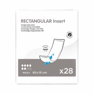 RECTANGULAR Insert Maxi Plus (ehem. Lille Classic Pad Maxi)