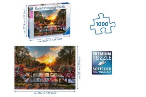 Ravensburger Puzzle for adults Bicycles in Amsterdam