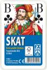 Ravensburger Kartenspiel Klassisches Skatspiel, Französisches Bild mit großen Eckzeichen, 32 Karten in Klarsicht-Box