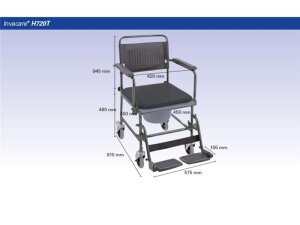 Invacare H720T commode chair