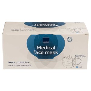 Abena face mask with elastic band 3-ply