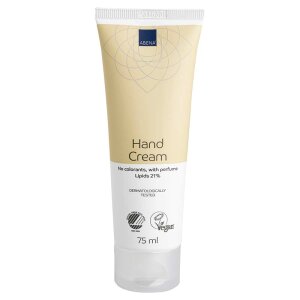 Abena hand cream with 21% fat content