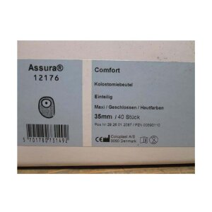 Coloplast Assura Comfort Kolostomiebeutel 35 mm, 40...