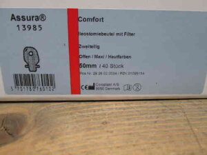 Coloplast Assura Comfort Ileostomiebeutel 50 mm, 40...