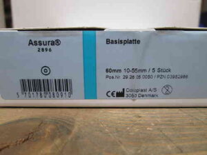 Coloplast Assura baseplate 60 mm, 5 pieces